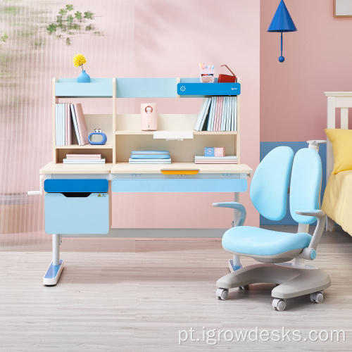 Conjuntos de móveis para crianças Tabela de estudos para crianças e cadeira